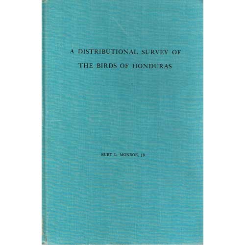Book cover and/or sample page of A Distributional Survey of the Birds of Honduras. [OM7]