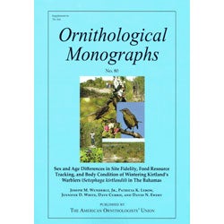 Book cover and/or sample page of Sex and Age Differences of Wintering Kirtland's Warblers in the Bahamas [OM80]