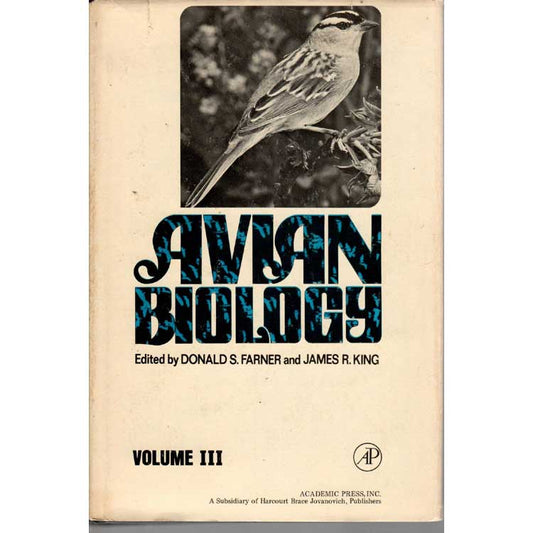 Book cover and/or sample page of Avian Biology: Volume III (3)