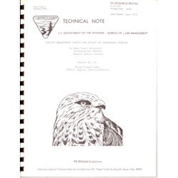 Book cover and/or sample page of Habitat Management Series for Unique or Endangered Species: Report No.14 Rough-Legged Hawk