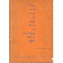 Book cover and/or sample page of Ways and Means of Birds in Combating Noxious Insects