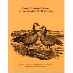Book cover and/or sample page of Dusky Canada Goose: An Annotated Bibliography