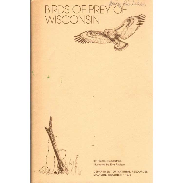 Book cover and/or sample page of Birds of Prey of Wisconsin
