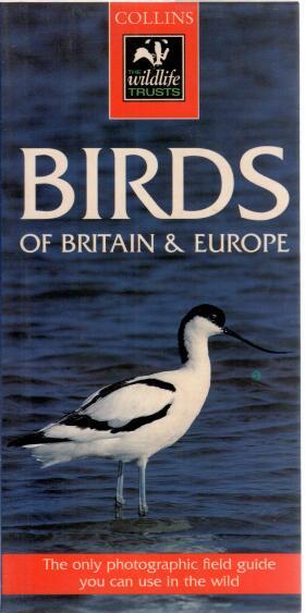Book cover Birds of Britain and Europe. Collins Wildlife Trust Field Guide