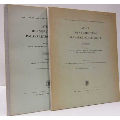 Book cover and/or sample page of Atlas Der Verbreitung Palaearktischer Vogel : Two Volume Set