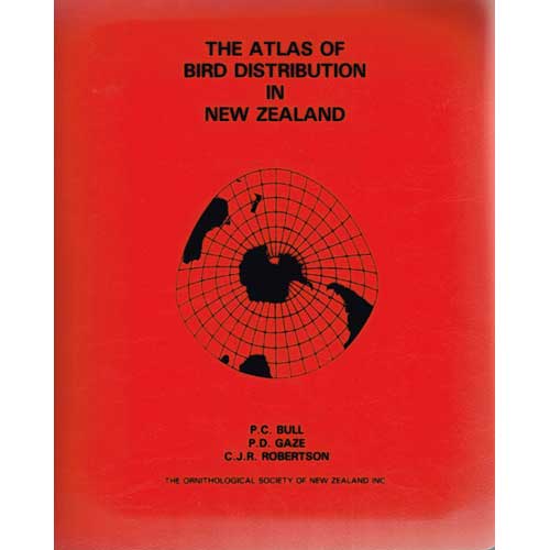 Book cover and/or sample page of The Atlas of Bird Distribution in New Zealand