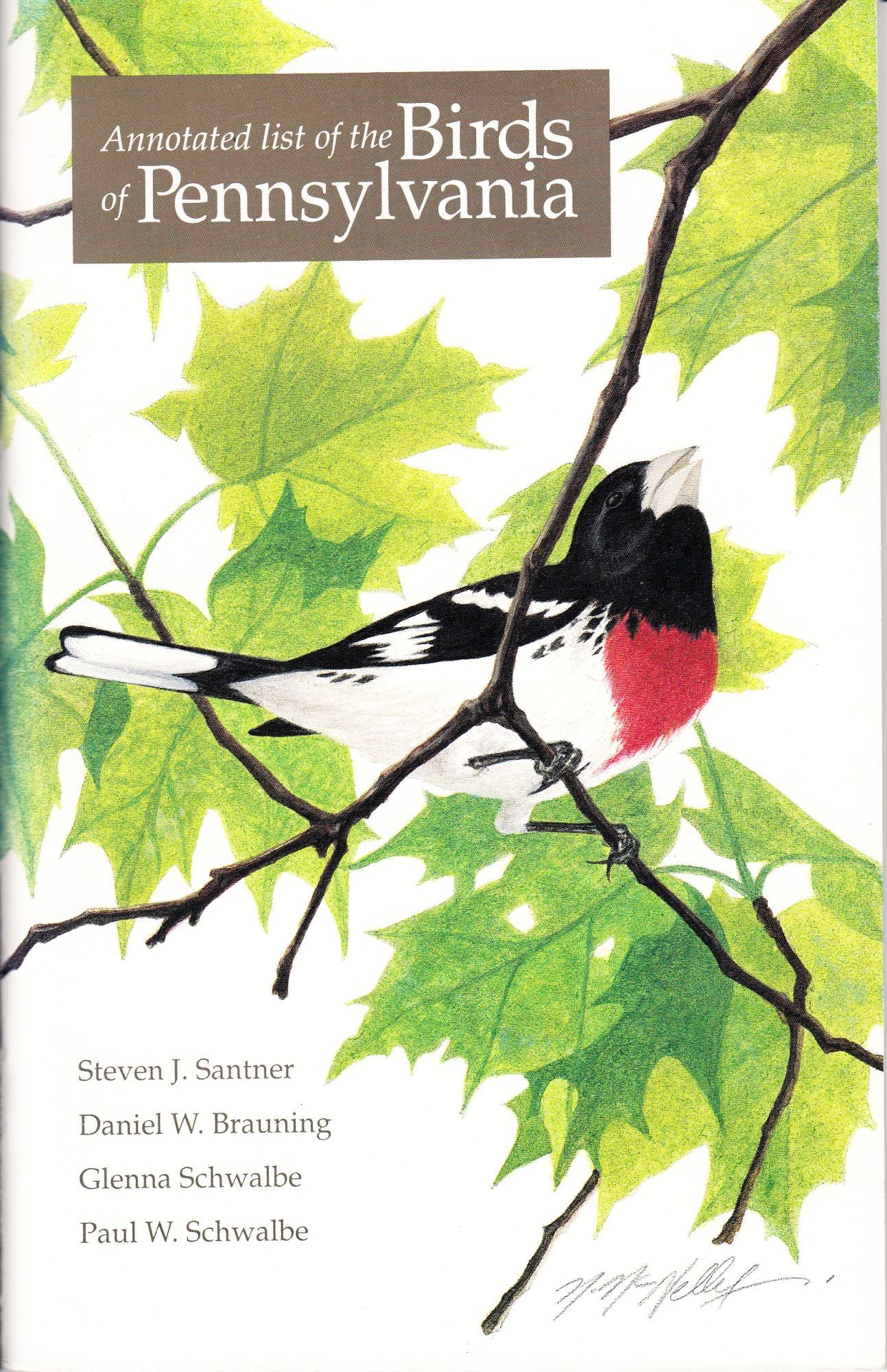 Annotated List of the Birds of Pennsylvania cover