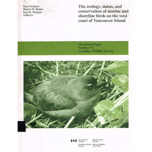 Book cover and/or sample page of The Ecology, Status and Conservation of Marine and Shoreline birds on the West Coast of Vancouver Island