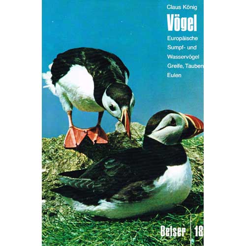 Book cover and/or sample page of Vogel: Europaishe Sumpf und Wasservogel Greife, Tauben Eulen