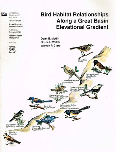 Book cover and/or sample page of Bird Habitat Relationships Along a Great Basin Elevational Gradient