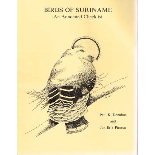 Book cover and/or sample page of Birds of Suriname: An Annotated Checklist