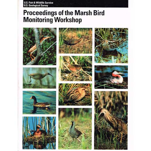 Book cover and/or sample page of Proceedings of the Marsh Bird Monitoring Workshop