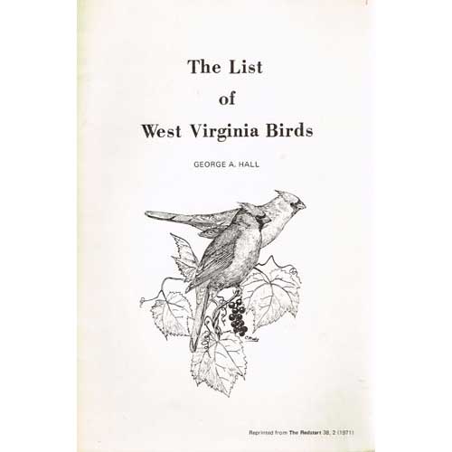 Book cover and/or sample page of The List of West Virginia BIrds