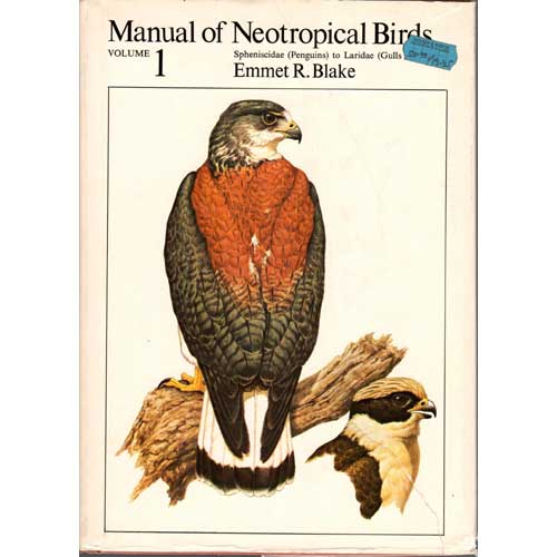 Book cover and/or sample page of Manual of Neotropical Birds