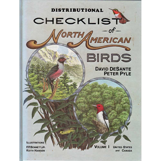 Book cover and/or sample page of Distributional Checklist of North American Birds: Volume 1, United States and Canada