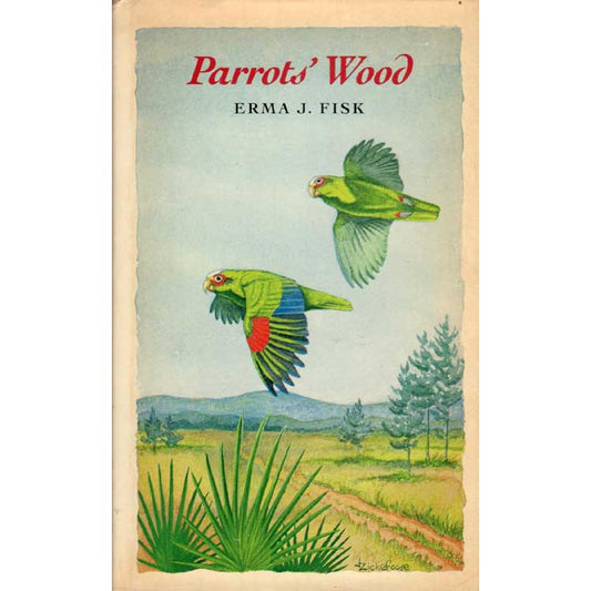 Book cover and/or sample page of Parrots' Wood