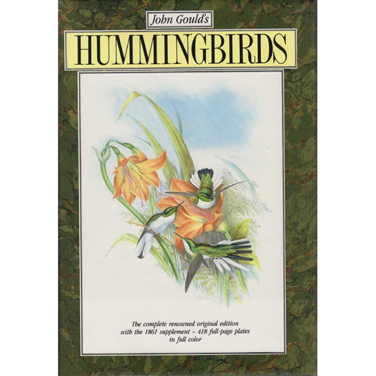 Book cover and/or sample page of John Gould's Hummingbirds