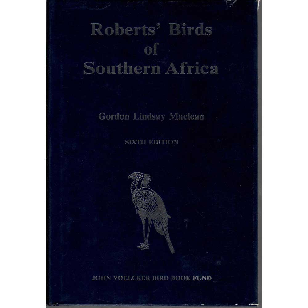 Book cover and/or sample page of Roberts' Birds of Southern Africa