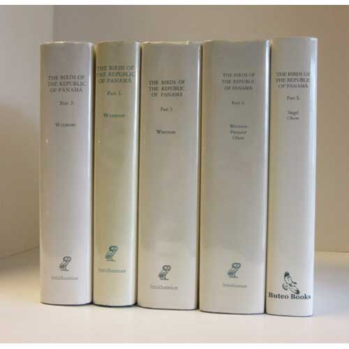 Book cover and/or sample page of The Birds of the Republic of Panama (Panama). Parts 1 - 5, Complete Set