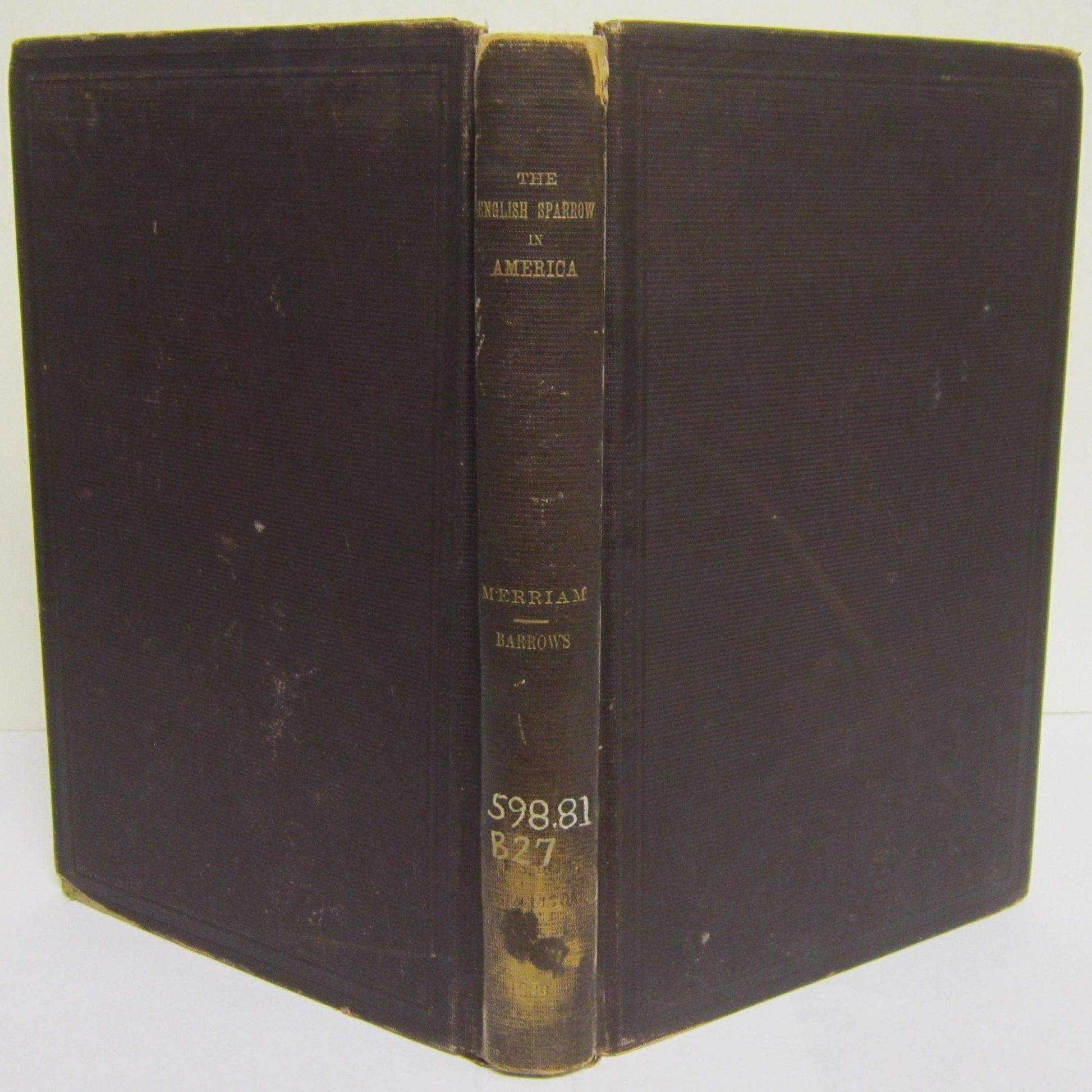 Book cover and/or sample page of The English Sparrow (Passer Domesticus) in North America: Especially in Its Relations to Agriculture
