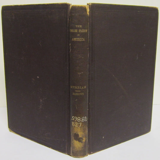Book cover and/or sample page of The English Sparrow (Passer Domesticus) in North America: Especially in Its Relations to Agriculture