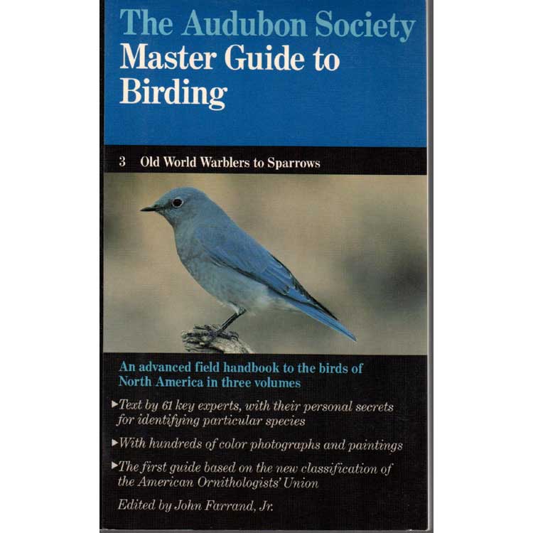 Book cover and/or sample page of The Audubon Society Master Guide to Birding, Volume 3: Old World Warblers to Sparrows