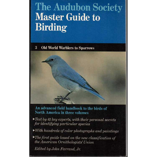 Book cover and/or sample page of The Audubon Society Master Guide to Birding, Volume 3: Old World Warblers to Sparrows