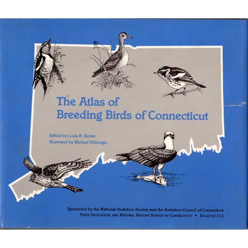 Book cover and/or sample page of The Atlas of Breeding Birds of Connecticut