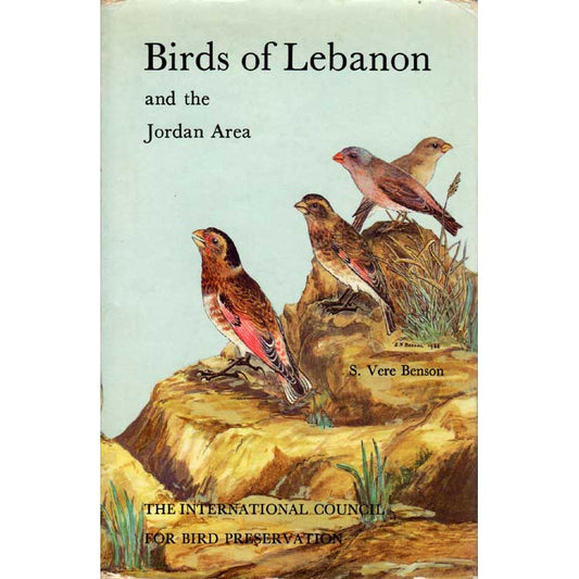 Book cover and/or sample page of Birds of Lebanon and the Jordan Area