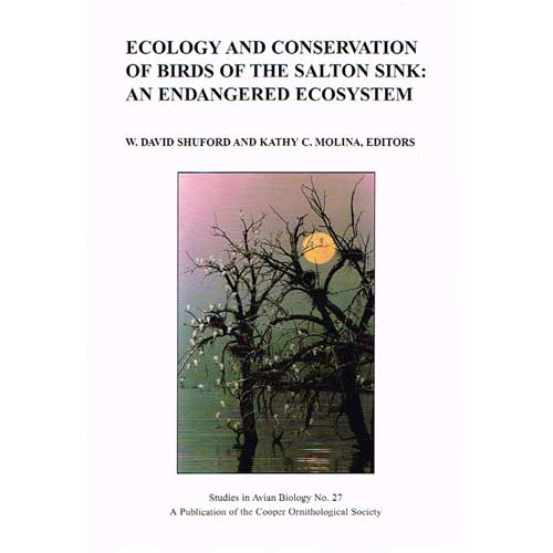 Book cover and/or sample page of Ecology and Conservation of Birds of the Salton Sink: An Endangered Ecosystem. SAB No. 27