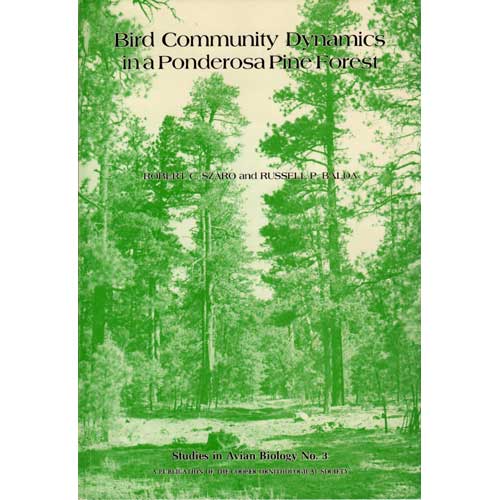Book cover and/or sample page of Bird Community Dynamics in a Ponderosa Pine Forest. SAB No. 3