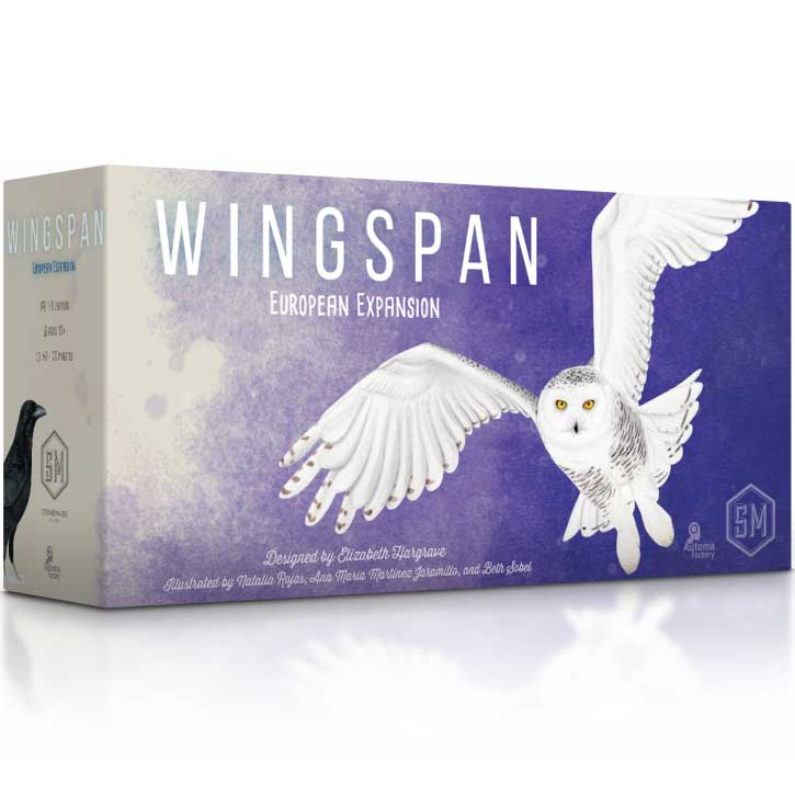 Book cover and/or sample page of Wingspan. European Expansion