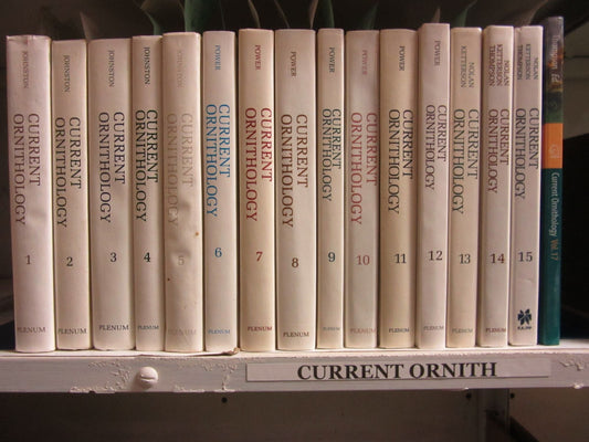 Book cover and/or sample page of Current Ornithology, Volumes 1-15 & 17