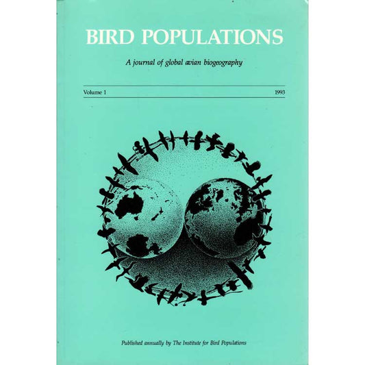 Book cover and/or sample page of Bird Populations: A Journal of Global Avian Biogeography. Volume 1