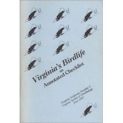 Book cover and/or sample page of Virginia's Birdlife an Annotated Checklist: Virginia Avifauna Number 3