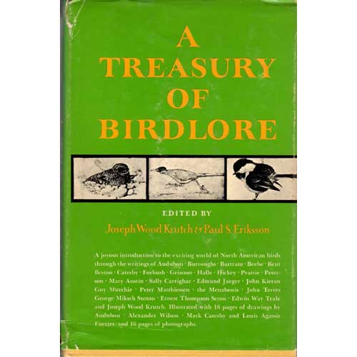 Book cover and/or sample page of A Treasury of Birdlore