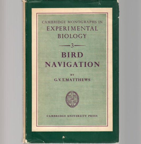 Book cover and/or sample page of Bird Navigation - Cambridge Monographs In Experimental Biology 3