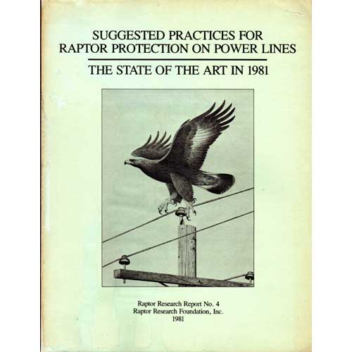 Book cover and/or sample page of Suggested Practices For Raptor Protection on Power Lines: The State of the Art in 1981