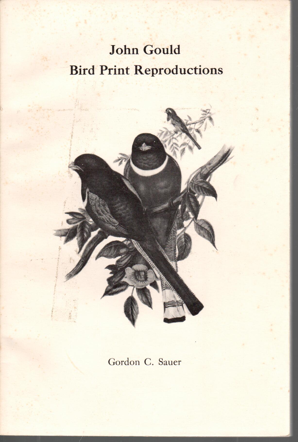 Book cover and/or sample page of John Gould Bird Print Reproductions