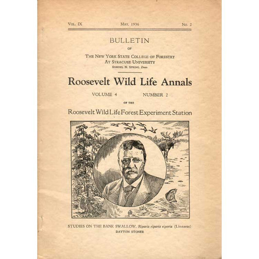 Book cover and/or sample page of Studies on the Bank Swallow, Riparia Riparia Riparia (Linnaeus)