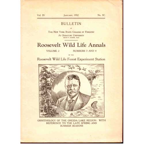 Book cover and/or sample page of Ornithology of the Oneida Lake Region: With Reference to the Late Spring and Summer Seasons
