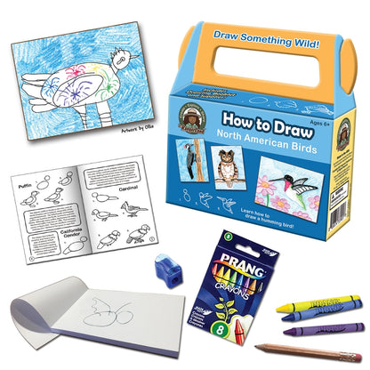 How to Draw North American Birds: Art Kit for Kids