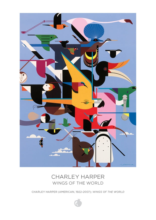 Puzzle: Charley Harper Charley Harper 120-Piece Double-Sided Jigsaw Puzzle Set