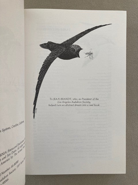 Birds of Southern California: Status and Distribution