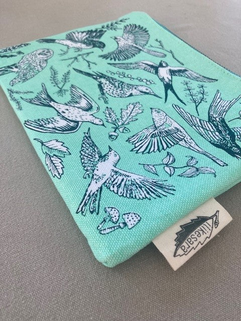 Birds & Botanicals Zippered Pouch