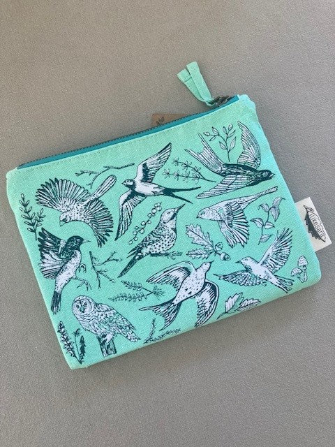 Birds & Botanicals Zippered Pouch