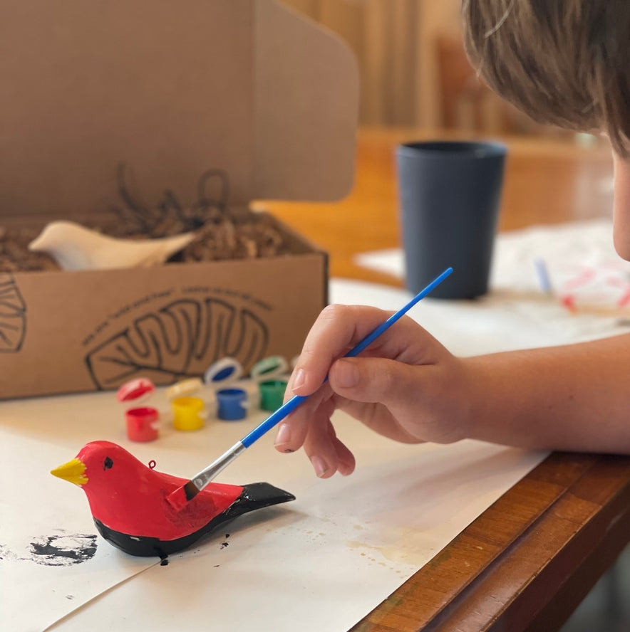 Paint-Your-Own Bird Ornaments Kit