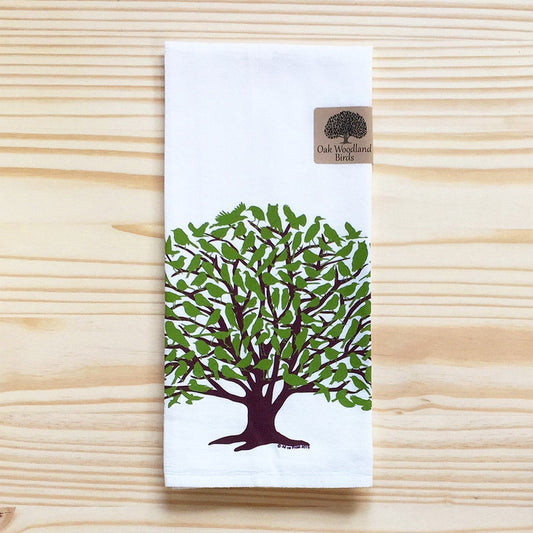 Native Birds Tea Towel