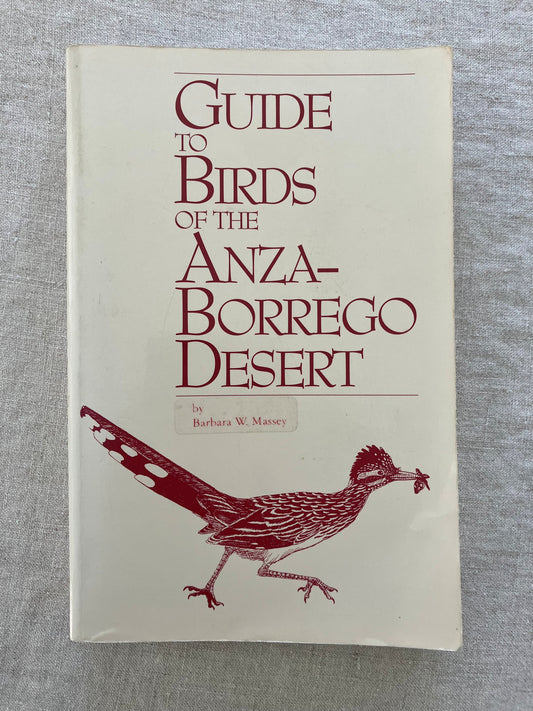 Guide to Birds of the Anza-Borrego Desert