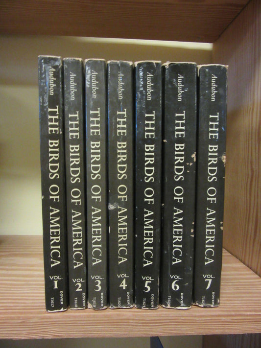 Book cover and/or sample page of The Birds of America. Volumes 1-7